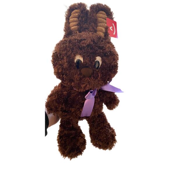 50% off NWT Aurora 11" Dark Chocolate Bunny Plush, only 16 left! - Picture 4 of 6